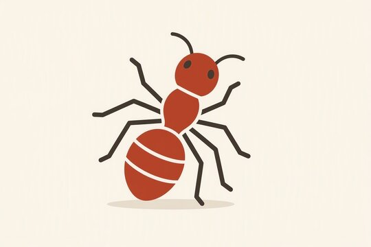 vector illustration of ant