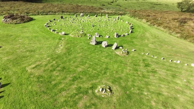 Beaghmore stone circles in tyrone northern ireland