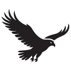 Obraz premium eagle sticker, eagle badge, eagle tattoo, eagle print, eagle template, eagle character, eagle poster, eagle wings spread, eagle flying, eagle landing, eagle soaring, wildlife illustration.