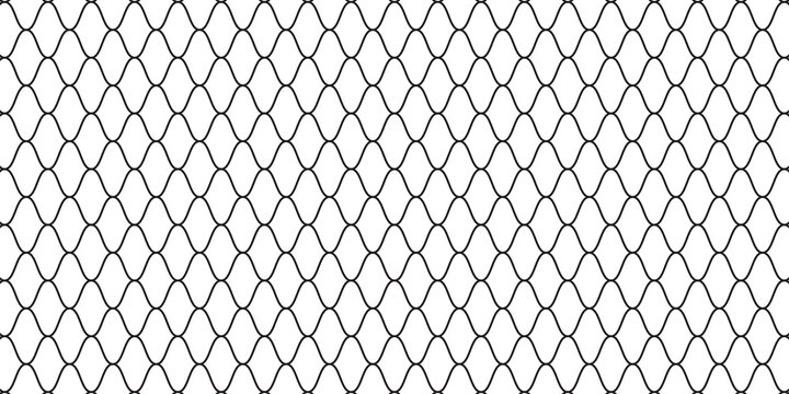 Mesh texture for fishing nets. Seamless pattern for sportswear or soccer goal, volleyball net, basketball hoop, hockey, athletics. Abstract net background for sports