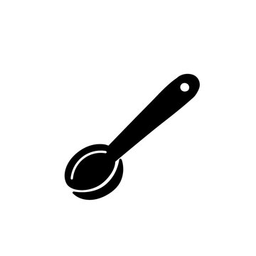 Kitchen serving spoon icon vector illustration
