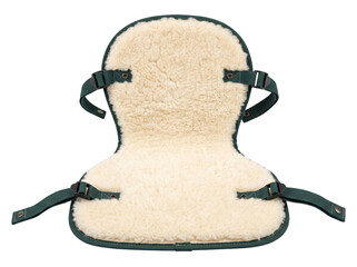 Sheepskin Lined Stadium Seat Cushion © Gandalf