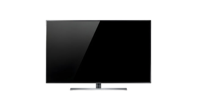 Modern Smart Television Screen Isolated