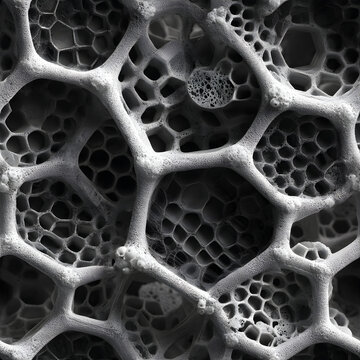 Detailed Honeycomb Chambers Seamless Pattern