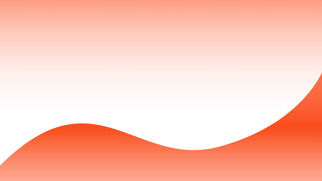 Abstract vibrant coral pink gradient wave banner background graphic template for modern digital vector design projects