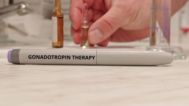 GONADOTROPIN THERAPY ovarian stimulation medicine delivered from a dose-adjustable injection pen