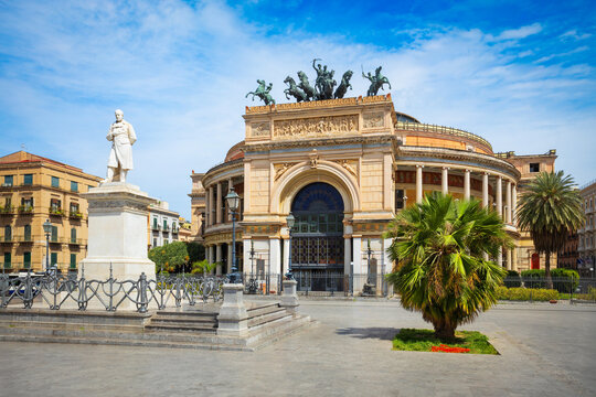 Teatro Politeama Garibaldi theater in Palermo, Sicily