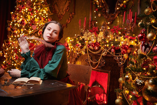 Festive Victorian Portrait