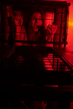 Terrified Woman Trapped