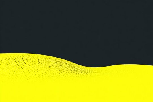 A yellow and black abstract background with wavy lines creating a dynamic and eyecatching design. the yellow color is vibrant and stands out against the dark background while the black color creates.