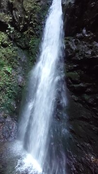 神奈川県で撮影した塩川滝