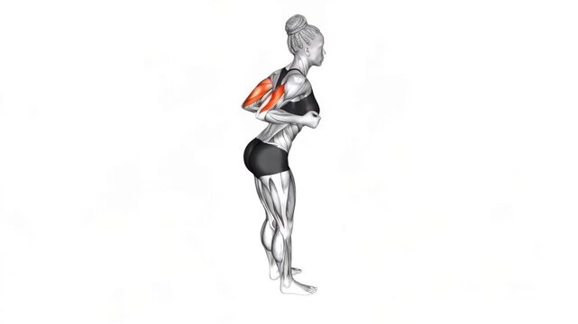Bodyweight Double Triceps Kickback.