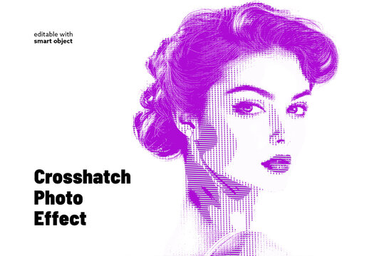 Crosshatch Photo Effect