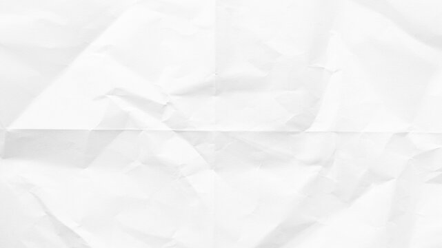 Crumpled white paper texture desktop wallpaper