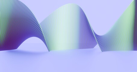 Naklejka na ściany i meble Abstract architecture background colorful spiral shape in design 3d render