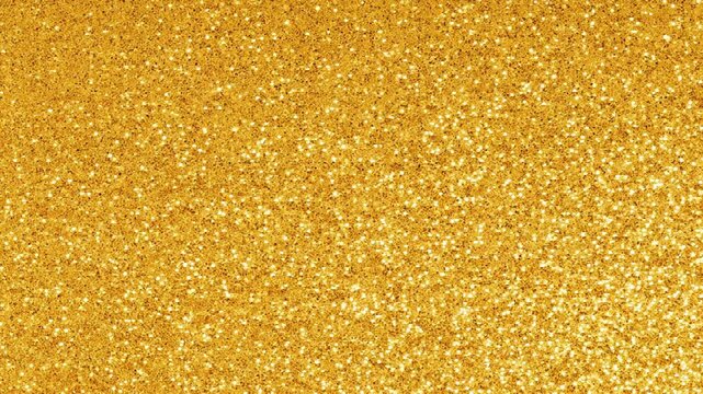 Golden glitter texture background.