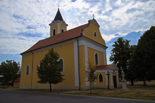 Church of Saint George in Strachotice,Czech Republic,Europe
