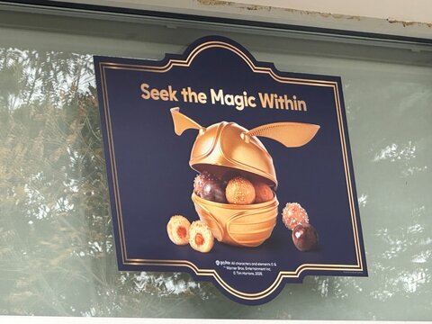 Tim Hortons Exterior Restaurant Featuring Harry Potter Promotional Signage. September 30 2026. Alberta Canada. For editorial use only.
