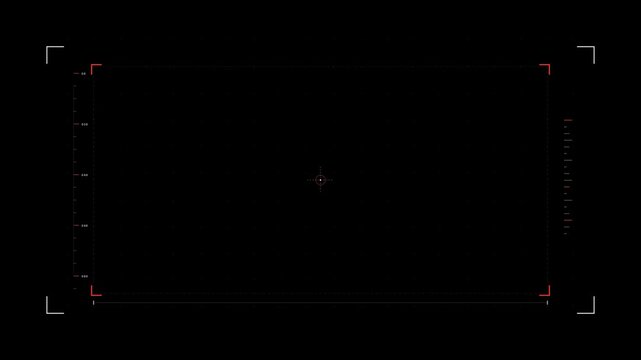 Multiple camera viewfinder hud frame interface grid modern minimalist digital display overlay screen recording overlay assets multimedia projects