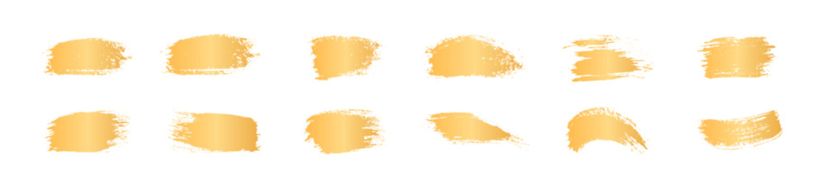 Paint brush marks with distressed texture, rough edges and splash.