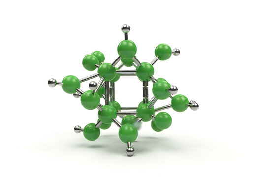 3d molecular structure of fullerene c60