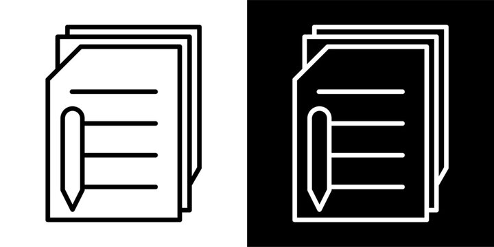 page file icon balck and white collections