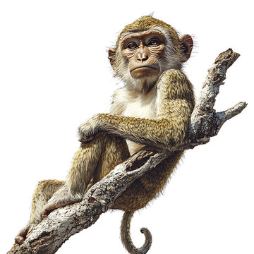 Smiling monkey chimpanzee, gorila, giving a thumbs up with an expressive friendly face; digital illustration for a T-shirt print and decorative use on tote bags, fabric accessories, cushion covers and