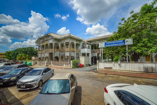 Nonthaburi, Thailand - June  16, 2026 : The old Nonthaburi Provincial Hall, over a hundred years old, is now the Nonthaburi Provincial Museum.