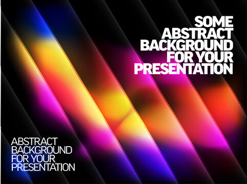 This abstract background features vibrant diagonal stripes in a spectrum of colors. A dynamic abstract background perfect for a creative presentation or modern digital projects.