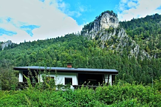 Austria - view from the village of Loruns in the Montafon valley