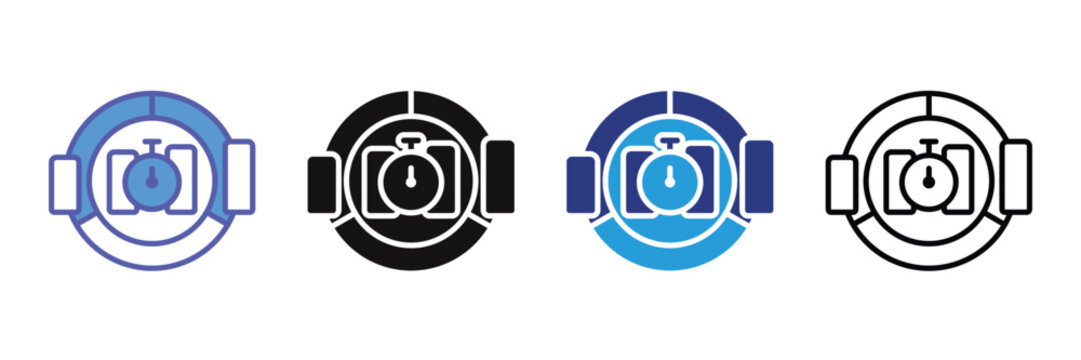 Real time data collection of icon styles