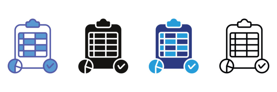 Comparison collection of icon styles