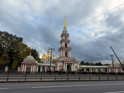 The Cossack Cathedral of the Exaltation of the Holy Cross is an Orthodox parish church in St. Petersburg, located near the intersection of Ligovsky Prospekt and the Obvodny Canal.