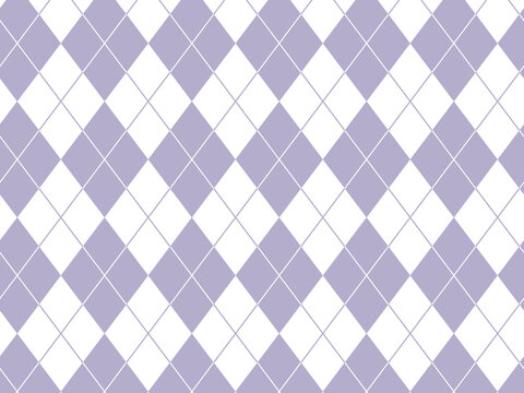 Seamless dark purple and black argyle pattern background