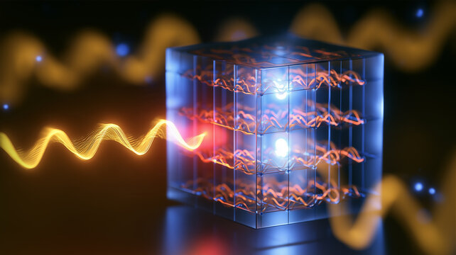 Quantum computing and light wave technology