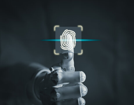 Robotic Hand Scanning Fingerprint for Biometric Security and Authentication