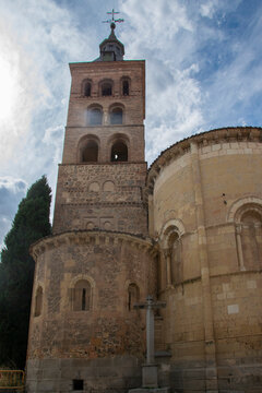 Historic Romanesque church in Segovia
