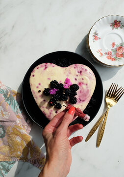 Blackberry Birthday Cheesecake