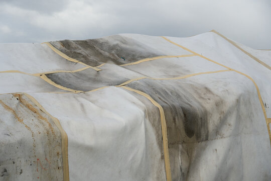 Insulation of artificial glacier - climate  adaptation geoengineering