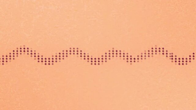 Minimalist dotted line pattern with subtle wave design on neutral background