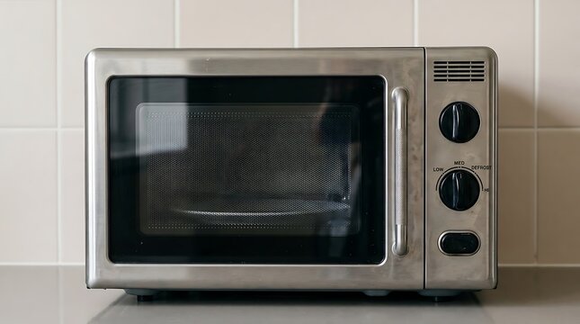 Microwave in the kitchen