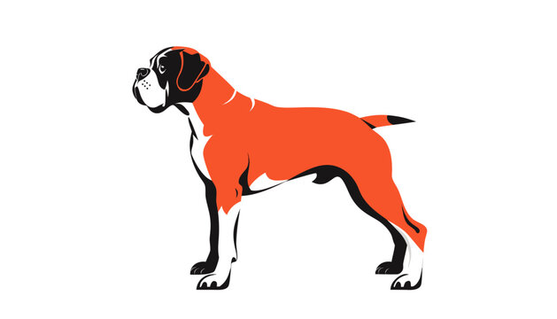 vector illustration of a dog