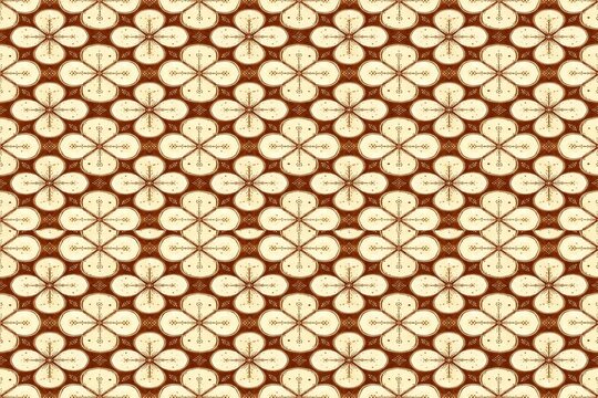 Seamless gold and black parang batik pattern diagonal Indonesia motif 