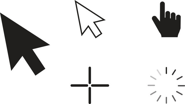 mouse icon set