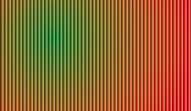 Abstract green and red vertical striped background with gradient effect, modern pattern texture for design