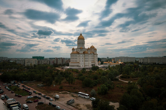 The People's Salvation Cathedral, also known as the National Cathedral of Romania, a monumental Eastern Orthodox cathedral and one of the country's most prominent religious landmarks.