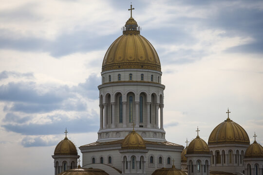 The People's Salvation Cathedral, also known as the National Cathedral of Romania, a monumental Eastern Orthodox cathedral and one of the country's most prominent religious landmarks.