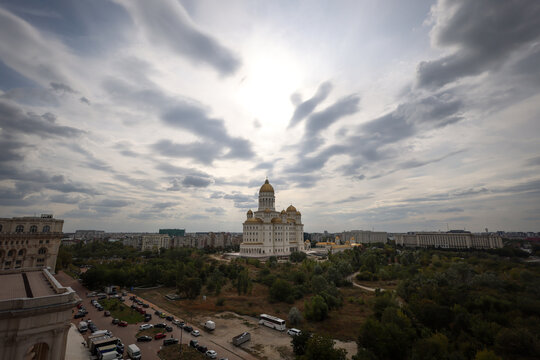 The People's Salvation Cathedral, also known as the National Cathedral of Romania, a monumental Eastern Orthodox cathedral and one of the country's most prominent religious landmarks.