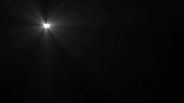 abstract light background with light rays animation. shine or sun effect on a black screen, overlay light transition, effects sunlight, glitter, shiny, bright, flare on isolated 4k video.