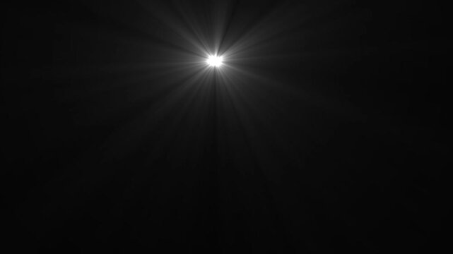 abstract light background with light rays animation. shine or sun effect on a black screen, overlay light transition, effects sunlight, glitter, shiny, bright, flare on isolated 4k video.